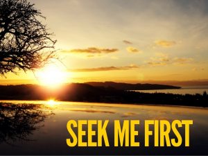 Seek Me First