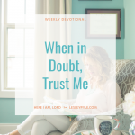 When in Doubt, Trust Me